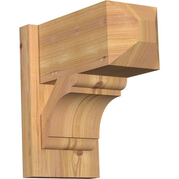 Ekena Millwork Olympic Craftsman Smooth Outlooker, Western Red Cedar, 7 1/2"W x 14"D x 14"H OUT08X14X14OLY04SWR - main